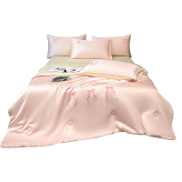 伊伊爱 水洗冰丝刺绣初夏夏被