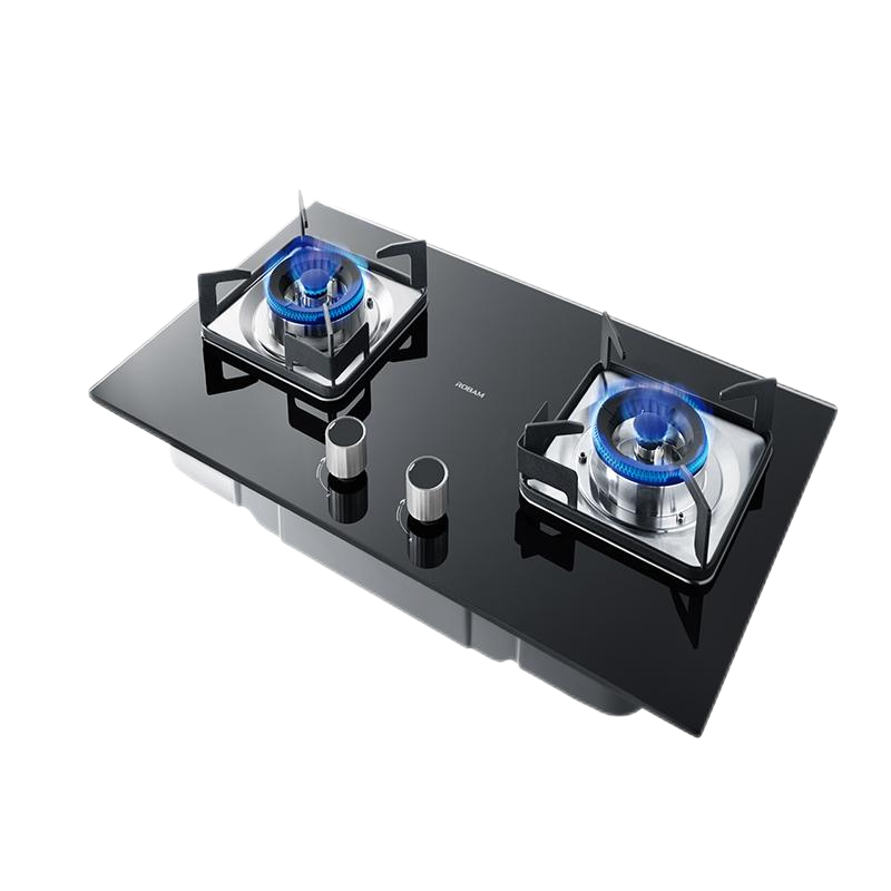 老板ROBAM 燃气灶 5.2kW 单灶具 双眼灶 燃气灶嵌入式 天然气灶JZT-22B1A (天然气)