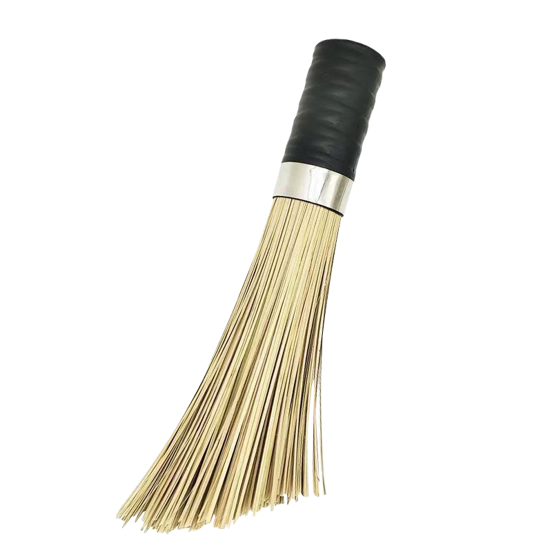 炯毅 刷锅扫把天然竹刷厨房用刷子强力清洗酒店清洁刷饭店老式竹锅刷 竹刷子 刷锅刷子 30cm 把