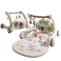 婴儿脚踏钢琴健身架学步车新生儿满月见面0—1岁早教玩具礼盒1663