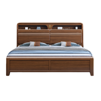 锁匠 简约木质床