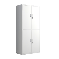 苏宁 质凡 挂劳柜四斗卡箱铁皮柜子抽屉柜员工办公文件柜加厚款460*620*1330mm