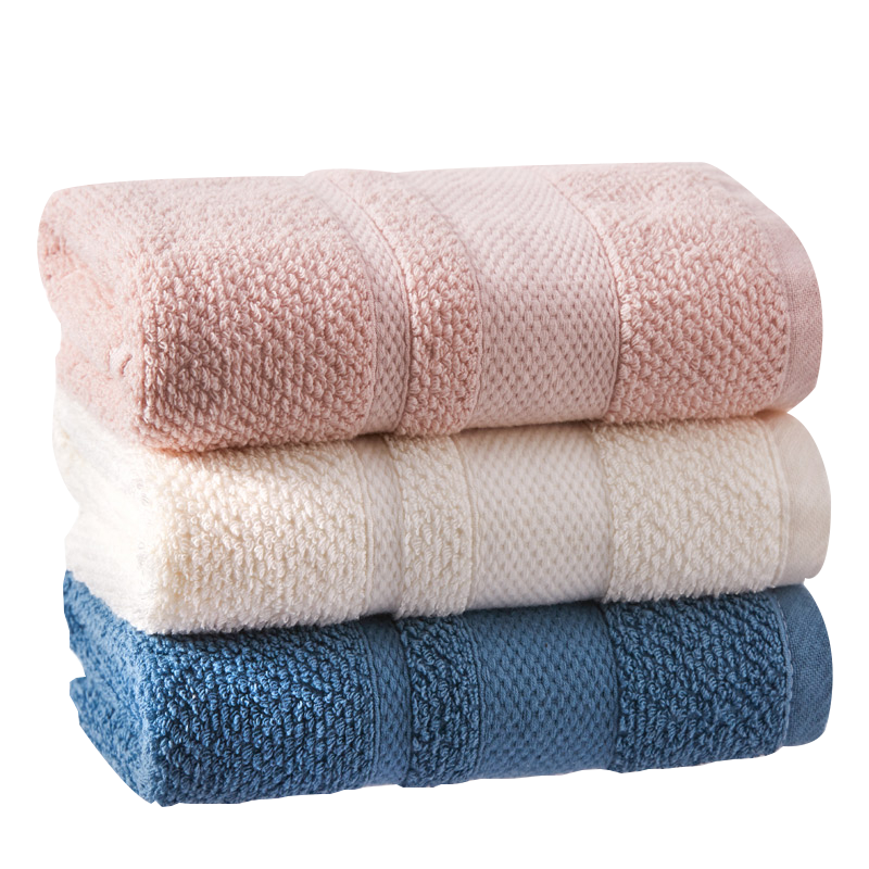 洁丽雅毛巾76*34cm质感蓬松柔软吸水擦脸巾3条装M7278