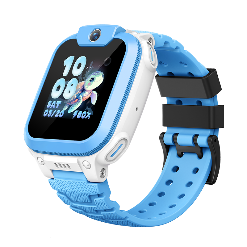 小天才电话手表 Q3A淞蓝 彩色表带版 长续航防水GPS定位智能手表 学生儿童移动联通4G视频拍照手表手机男女孩