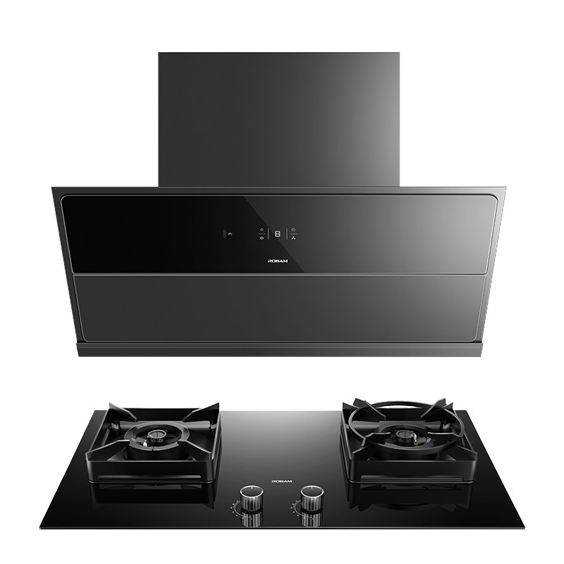 老板(ROBAM)侧吸烟灶套餐 升级23m³油烟机灶具套装 烟灶套装 烟机灶具 28X02S+37B7X(天然气)