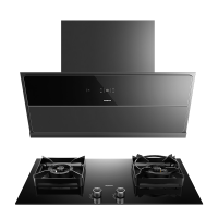 老板(ROBAM)侧吸烟灶套餐 升级23m³油烟机灶具套装 烟灶套装 烟机灶具 28X02S+37B7X(天然气)