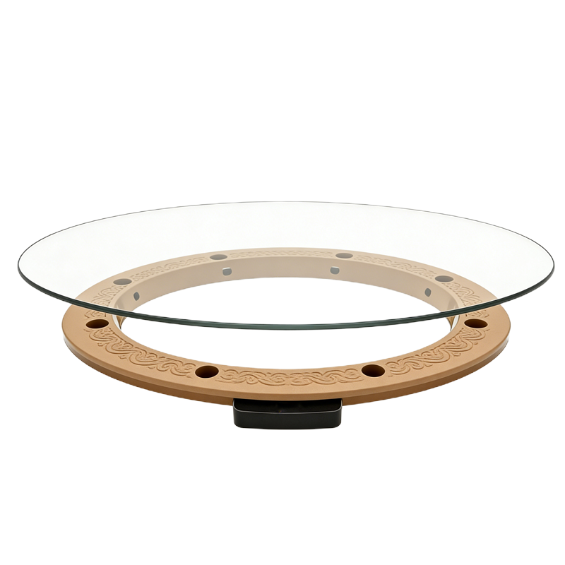 山利奥 电动玻璃转盘 直径80cm 个