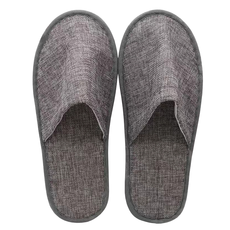 炯毅 一次性拖鞋待客拖鞋居家酒店防滑拖鞋 一次性拖鞋 灰 均码 双