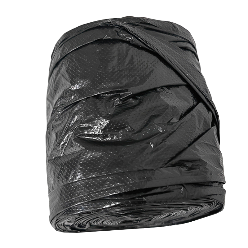 炯毅 点断平口塑料袋垃圾袋黑色点断家用车载厨用收纳塑料袋 垃圾袋 48cm*55cm 20个/卷