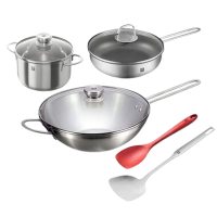 双立人简约煮意精选套装导热快速少油少烟优质钢材1031936