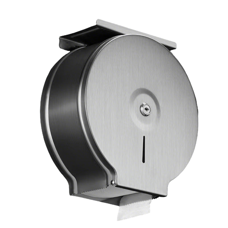 晨以橙 不锈钢卷纸盒 免打孔带支架 个