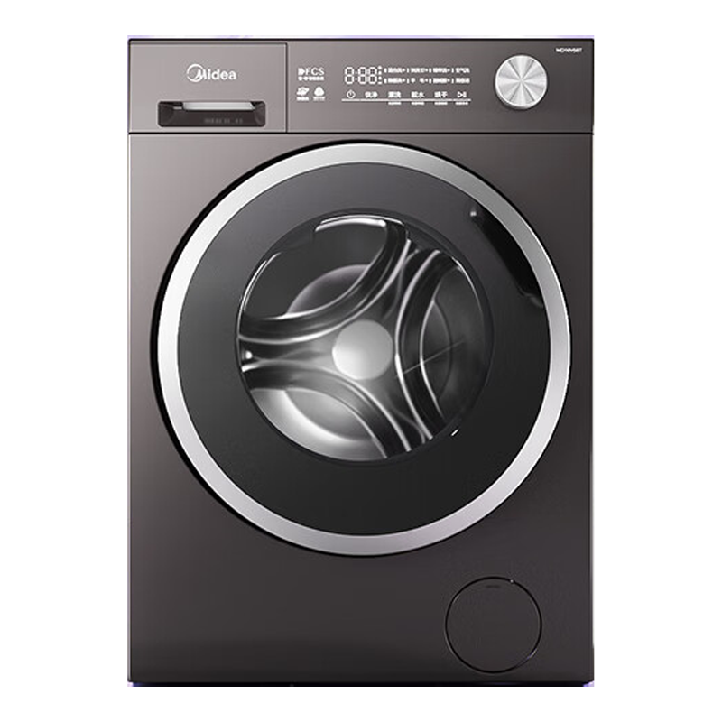 [官方正品]美的滚筒洗衣机全自动 10KG纯平自由嵌家用大容量快净精华洗 一级能效除菌变频电机 MD10V56T