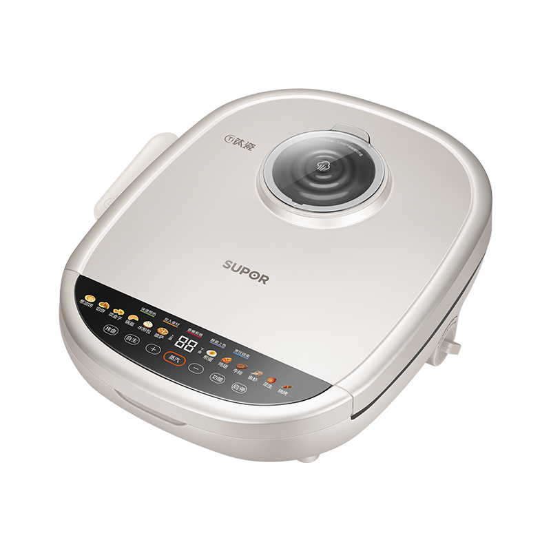 苏泊尔(SUPOR)电饼铛 电饼档家用上下可拆双面加热 加深烙饼锅早餐机 三明治机0氟钛瓷 智能触控 JD32RQ882