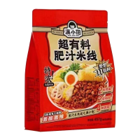 满小饱 超有料肥汁米线 457克 *4袋 国产美味 满足你的味蕾享受