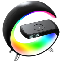 bach johann 巴赫约翰 G7无线蓝牙音箱HIFI高保真音效重低音炮音响桌面便携七彩灯氛围灯 七彩氛围音响+无线