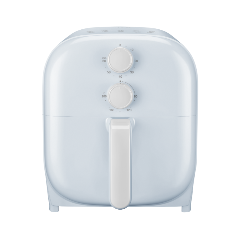 苏泊尔智能不锈钢空气炸锅KJ50D67 5升大容量不粘内锅自动断电旋钮控温