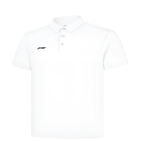 李宁短袖 男子2026新款休闲舒适简单百搭运动上衣 白 L