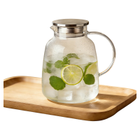 苏宁玻璃冷水壶家用储水耐高温大容量高硼硅泡茶壶扎壶凉水壶2112