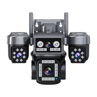 四镜头同时看免流量太阳能AOV超长续航无线摄像头室外摄影4G无需网络手机远程防水监控器超长待机24小时连续录像免流量