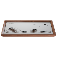 金灶KW-11实木茶盘新款干泡台客厅家用胡桃木小型茶台茶盘