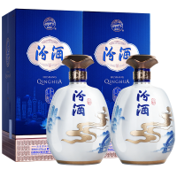 [新品]汾酒官方旗舰店53度沪上青花汾酒500ml*2瓶清香白酒送礼