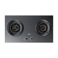 美的燃气灶天然气 双灶具Q529L-G 家用5.2kW猛火聚能灶台嵌两用 搪瓷易打理 高能效灶 节能灶