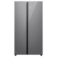 海尔(Haier)对开门冰箱537升风冷变频自动除霜一级能效 独立式钢化玻璃面板 BCD-537WGHSSEDSN