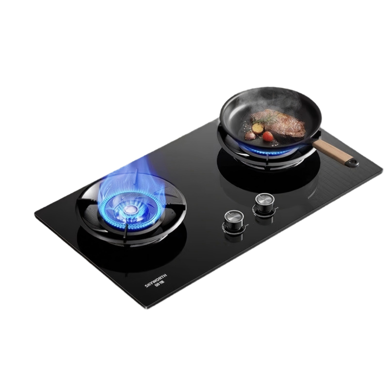 创维燃气灶意外熄火保护搪瓷聚能炉架多层防爆玻璃JZY-Z223B