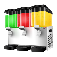 意黛斯全自动饮料机商用冷热双温三缸制冷自助餐果汁果糖机现调双缸冷饮机奶茶店 三缸60L冷热双温YDS-LYJ20L-3S