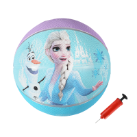 冰雪奇缘儿童篮球幼儿园小学生专用3号5号女孩户外橡胶小皮球3750