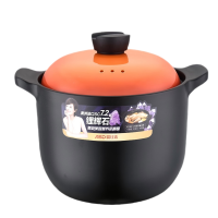 爱仕达(ASD)砂锅炖锅家用 6.0L大容量 陶瓷煲砂锅汤煲 养生煲 炖锅可作煎药砂锅中药锅 RXC60B3Q