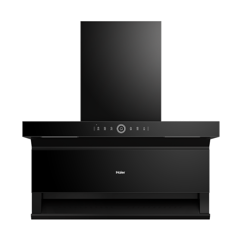 海尔(Haier)变频抽油烟机 27立方>31立方顶侧底三吸烟机 家用烟灶套装 烟机燃气灶套装组合厨房7字型 EC729