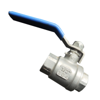 智铁 304不锈钢二片式球阀 DN20 个