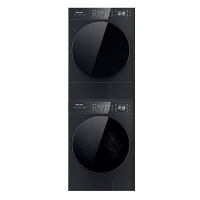 松下白月光5.0Ultra洗烘套装10kg滚筒洗衣机+10kg热泵烘干机超薄全嵌智能投放水氧防过敏N4P1+N4PR1