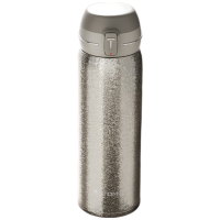 特美刻(TOMIC)TW60209Ti10纯钛T字弹跳盖保温杯 月光银(电镀银盖子)500ml