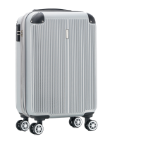爱华仕时尚行李箱男女拉杆箱20寸登机旅行箱24寸密码箱大容量 6623 OCX6770-24银色 20寸[无侧把手]