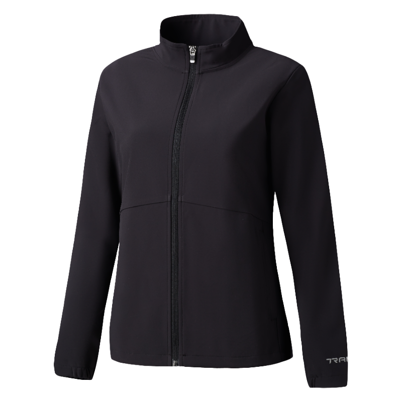 特步 单风衣四面弹复合汗布上衣(女)XS-5XL 正黑色 979428148012 件