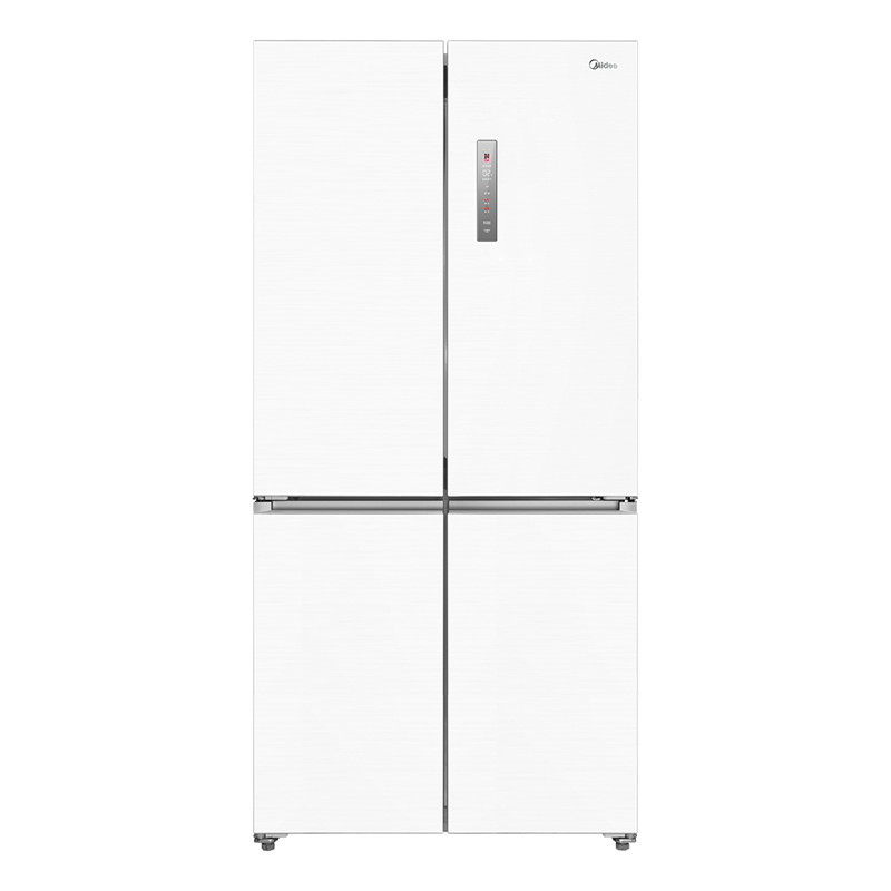 美的(Midea)508升十字四开门系统双循环除菌净味国家补贴20%家用冰箱大容量BCD-508WSPZM(E)海贝白