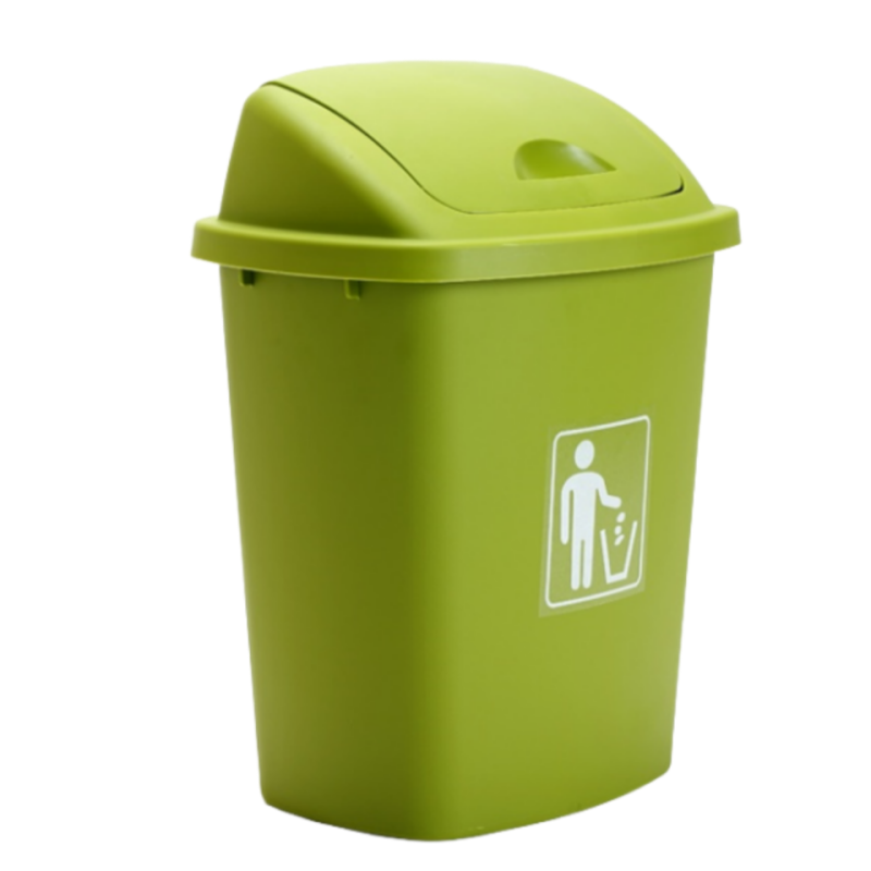 攸形摇盖式垃圾桶