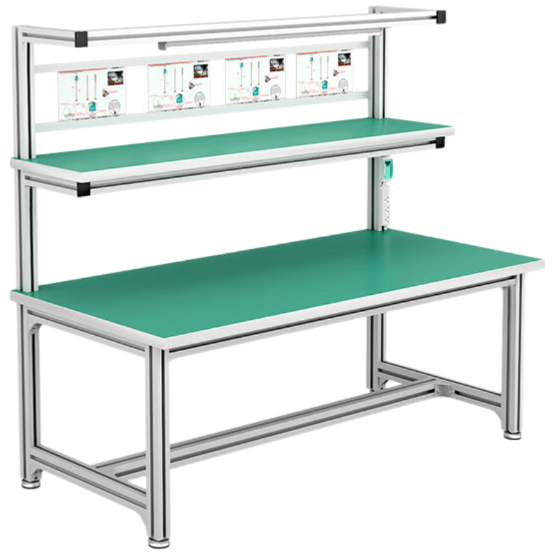 晋舰防静电铝材车间流水线工作台工厂铝合金维修检验桌1800*800*1800