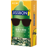 [进口]杰士邦避孕套动感大颗粒8只装超薄润滑安全套 成人情趣用品