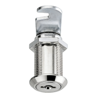 博隆机车 铁皮柜锁芯 20mm直片/弯片 个