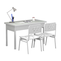 麦都乐 书桌学习桌椅 1桌2椅 套