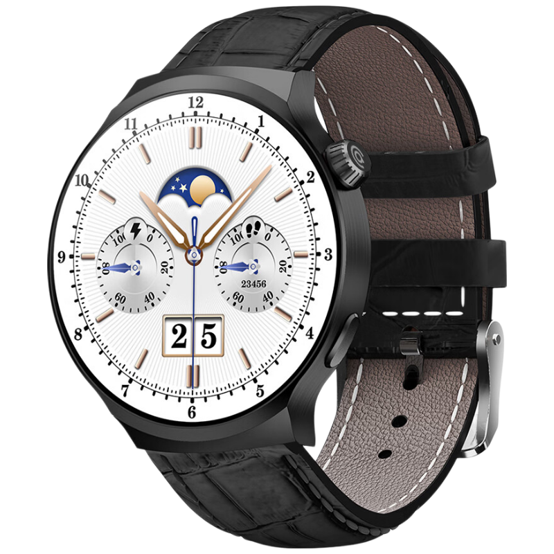 爱国者(aigo)V8 AI版智能手表升级AI交互翻译健康监测睡眠心率多功能蓝牙通话运动手环节日送礼黑色