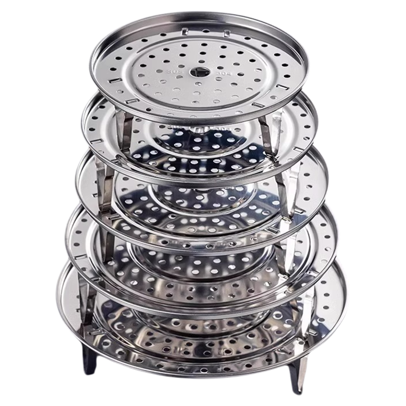 苏宁蒸格不锈钢蒸盘厨房多功能蒸屉蒸架大号隔层蒸片炒锅蒸篦2112