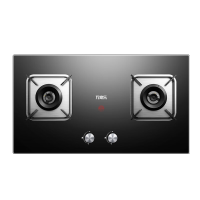 万家乐(Macro)燃气双灶Y3R1 天然气 5.2kW猛火灶聚能锅支架 快速点火铜火盖台嵌两用一级能效 可调节底壳