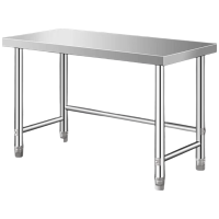 锦北厨房打荷台不锈钢工作台灶台打包台操作台切菜台90*50*80cm单层