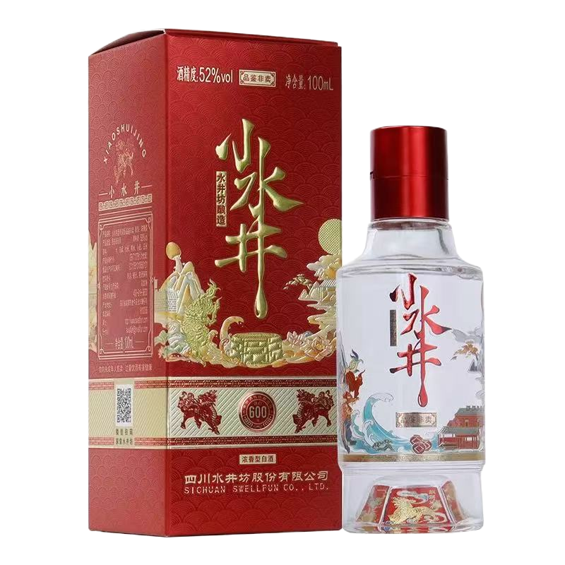 水井坊 小水井52度100ml*1 浓香型白酒