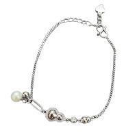 北京黄金女士925银日韩风格手链送恋人独特设计潮流镶嵌