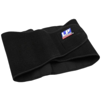 LP 772 运动护腰 背支撑型运动腰带 单片缠绕松紧可调节护腰带 黑色单只